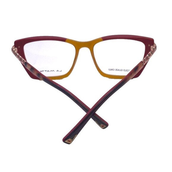 NEW LA MATTA LM3365 Eyeglass Frames Italy Frame 53-18-135 Case& Cloth - Picture 8 of 14